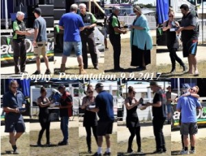 Trophy presentations